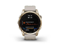 GARMIN Fenix 7S Sapphire Solar Kremowozloty tytan z jasnopiaskowym paskiem 010-02539-21 - 1467053 - zdjęcie 9